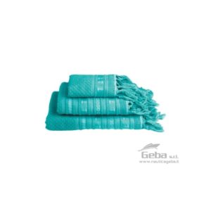 Set asciugamani da barca ANCHORS SANTORINI – ACQUA