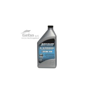Olio motore marino 4 tempi oil SAE 25W40 Quicksilver 1 lt