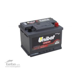 BATTERIE UNIBAT 12V 62AH 610A