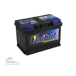 BATTERIE UNIBAT AVVIAMENTO 12V 80AH 650A barca
