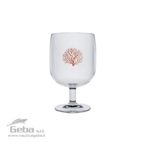 Bicchieri da vino impilabili confezione 6 pezzi calice coppa MARE CORAL