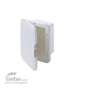 Nicchia 165 x 210 mm con sportello portaoggetti per barca