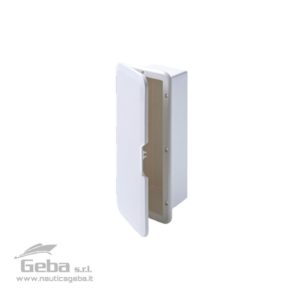 Nicchia tasca 196 x 470 mm con sportello porta estintore a parete