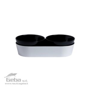 Set ciotole per aperitivo ciotoline in melamina SUMMER – BLACK