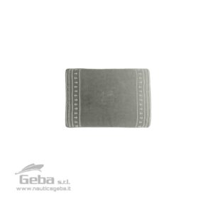 Tappetino 60×45 cm antiscivolo nautica tappeto per barca ANCHORS SANTORINI – GRIGIO