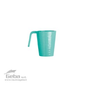 Tazze colazione mug da the tazza di caffè in melamina confezione 6 pezzi HARMONY – ACQUA
