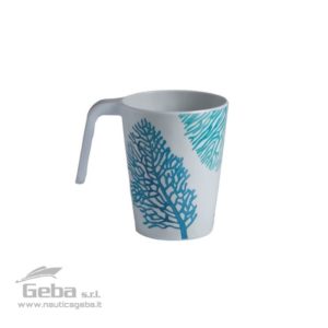 Tazze colazione mug da the tazza di caffè in melamina confezione 6 pezzi antiscivolo HARMONY MARE