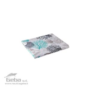 Tovaglia 115×100 cm rettangolare in plastica antimacchia plastificata per barca COASTAL – BIANCO