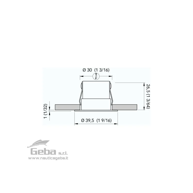 Luce led da incasso ELY 1.5W Angolo 40° Luce led da incasso ELY 1.5W Angolo 40°