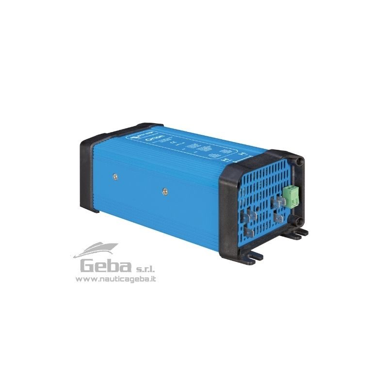 Connettore per accensione/spegnimento remoto
Con l’accensione/spegnimento remoto si elimina la necessità di avere un interruttore per correnti forti sul cablaggio di ingresso. L’accensione/spegnimento remoto può essere controllato per mezzo di un interruttore a bassa potenza o di avvio/arresto motore.
Tutti i modelli con uscita regolabile* possono essere utilizzati anche come caricabatterie
Ad esempio per caricare una batteria complementare o di avviamento da 12 Volt in un sistema che altrimenti sarebbe da 24V.
Tutti i modelli con uscita regolabile possono essere collegati in parallelo per una maggiore corrente di uscita
Fino a cinque unità collegate in parallelo.
Grande facilità di installazione
La fornitura comprende 4 crimp faston femmina isolati da 6,3 mm. Convertitore di tensione DC DC Orion non isolati della Victron
