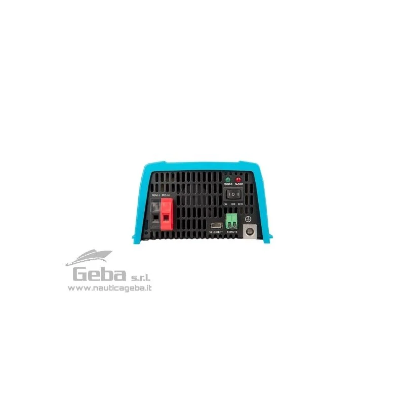 Inverters ad onda pura sinusoidale serie Phoenix, sviluppati per l’uso professionale e adatti per tutte le applicazioni che necessitano di una forma d’onda perfetta e calibrata. Questa efficienza è stata ottenuta utilizzando la tecnologia ibrida HF denominata SinuxMax, attualmente l’unica in grado di garantire senza problemi tutta la potenza necessaria a qualsiasi utenza con ingombri e pesi ridotti. La tecnologia SinuxMax inoltre ottimizza la risposta alle richieste di potenza durante l’avviamento di alcune particolari utenze come: compressori frigoriferi, motori elettrici e simili dove è richiesta una grande potenza allo spunto.
Caratteristiche standard Involucro in alluminio con trattamento epossidico, protezione antigocciolamento, protezione della scheda con trattamento acrilico, ventilazione forzata con sensori di temperatura, connettore per accensione remota, cavi batteria (1.5 m), protezione contro: cortocircuito sull’uscita e alta temperatura. Inverter Victron Energy onda sinusoidale pura serie Phoenix barca