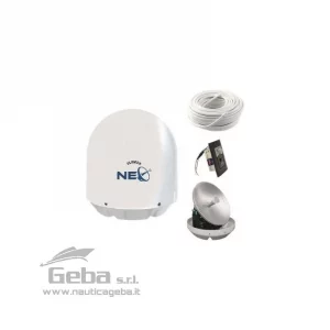 Antenna satellitare per barca giro-stabilizzata Glomex Rhea per segnali TV full-HD DVB-S2 4K