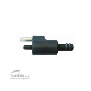 Connettore mascio filetto in plastica Innesto attacco rapido serbatoio benzina carburante per motore fuoribordo Johnson evinrude