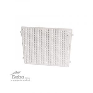 Tavoletta proteggi piastra salva poppa bianco plastica 30 x 22 cm