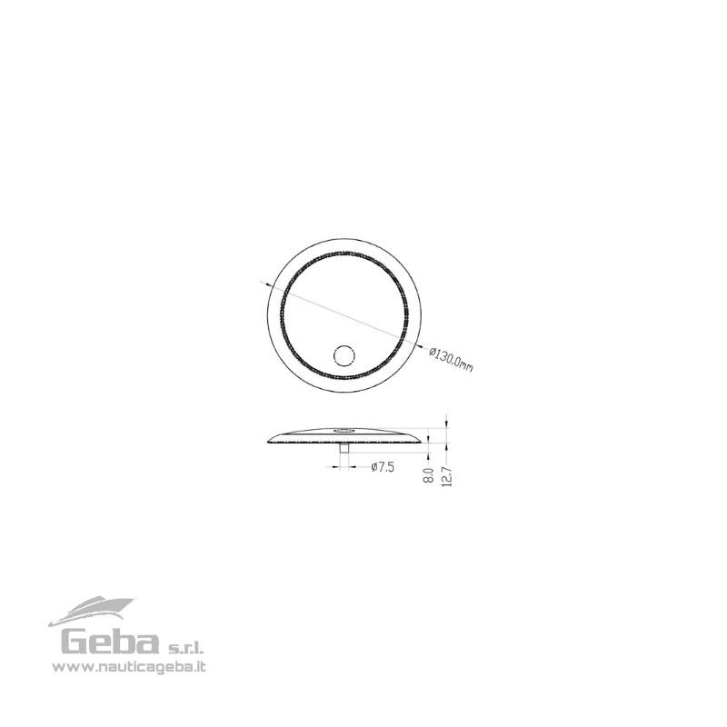 Plafoniera a LED senza incasso 1224V bianco naturale Plafoniera a LED senza incasso 1224V bianco naturale dimensioni