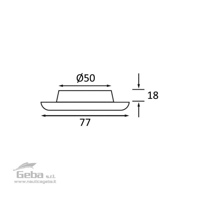 Plafoniera alogena da incasso 12V disponibili nel nostro negozio online di accessori nautici.
Plafoniera alogena da incasso BATSYSTEM Nova Classic dotata di corpo in ABS. Plafoniera alogena da incasso 12V DIMENSIONI