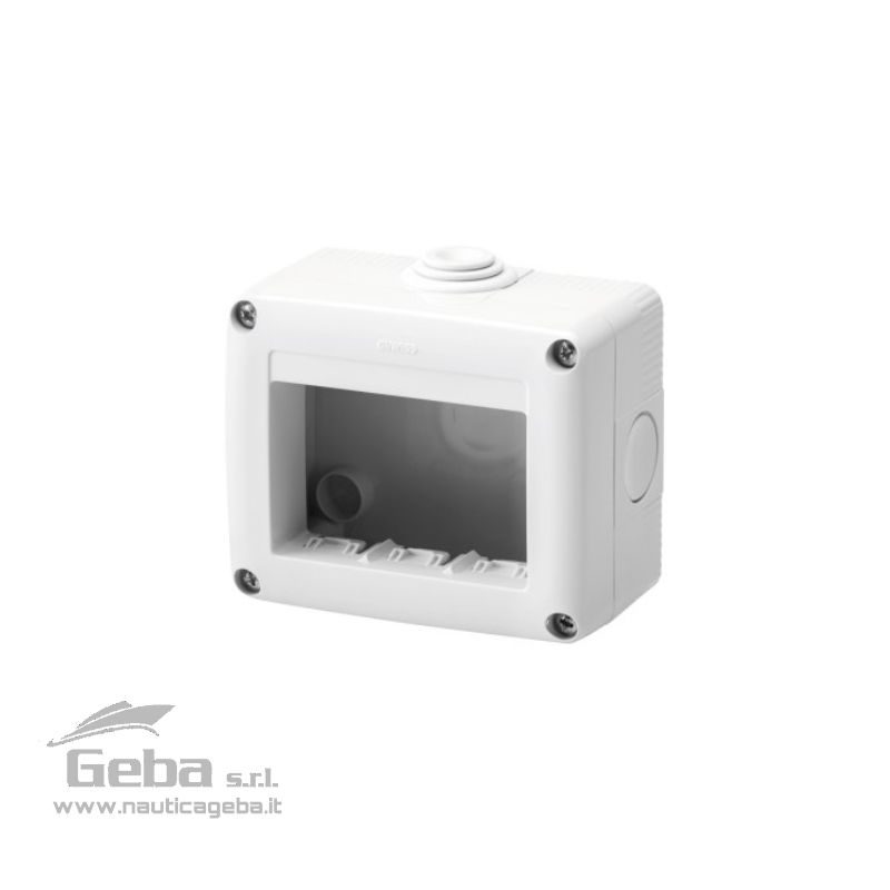 Contenitore Gewiss per apparecchi system protetto 3 posti IP40