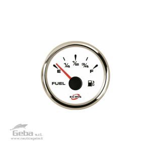 Indicatore di livello per controllo motore Ecms White Chrome 1224V