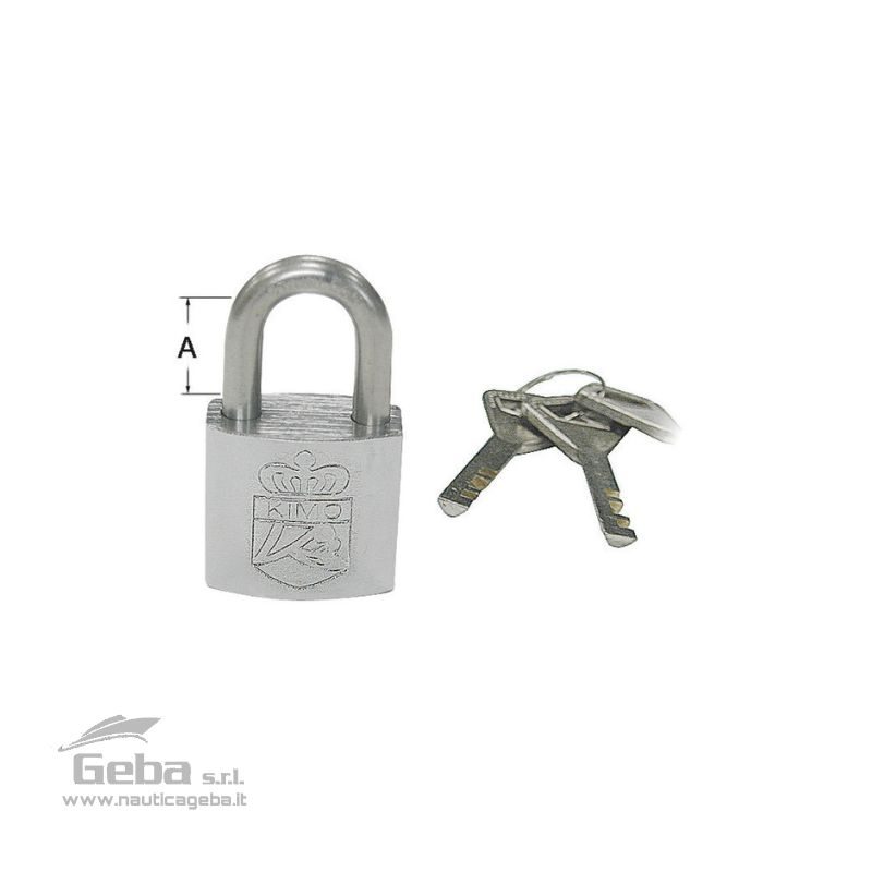 Lucchetto con chiave di sicurezza sistema Abloy in acciaio inox Lucchetto con chiave di sicurezza sistema Abloy in acciaio inox