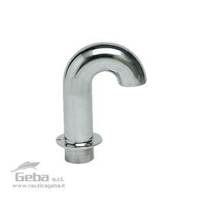 Passacavi con uscita a pipa in acciaio inox