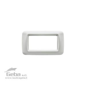 Placca stagna Gewiss top system in tecnopolimero finitura lucida 4 posti
