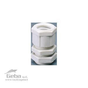 Pressacavo in nylon passo pg 9 grigio ral 7035 ip66