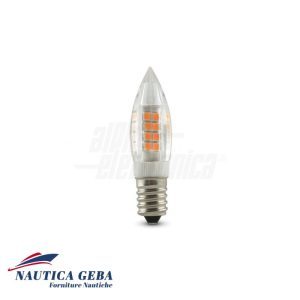 Lampadina a Led E14 - 3.5W - 10-30Vdc - 24Vac - Bianco caldo