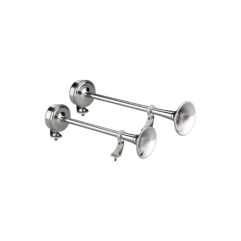 EMX12 Coppia trombe acciaio inox