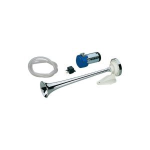 MA1-C Tromba singola plastica cromata