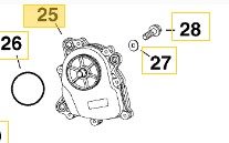 Attuatore Valvola per motori fuoribordo