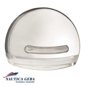 Luce LED a fissaggio esterno verticale o orizzontale senza incasso, impermeabile (IP67) per interni ed esterni. Corpo in Tecnopolimero, viti in Acciaio Inox. Voltaggio universale 12/24V.