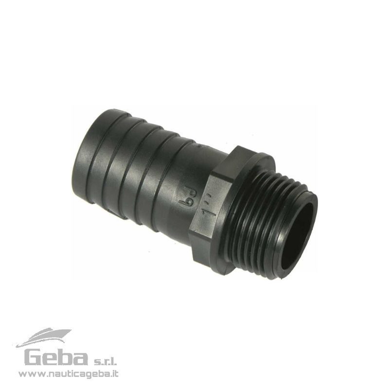 Portagomma M IN PP mschio Filettatura Gas 1 x 20 Portagomma maschio in Polipropilene.
