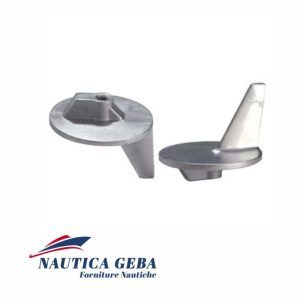 Anodo per piedi con eliche in acciaio inox