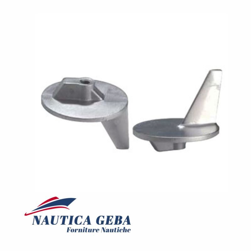 Anodo per piedi con eliche in acciaio inox da 50 a 140 HP Anodo per piedi con eliche in acciaio inox