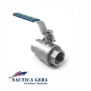 Valvola a sfera filettatura 1/2 Inox a passaggio totale – Raccordo ricavato da microfusione