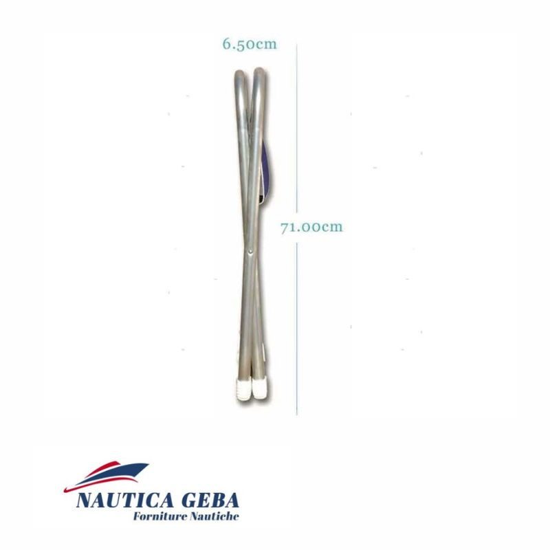 Sgabello pratico ed elegante Marathon M700 di Forma. Misure. Sgabello pieghevole Marathon M700 Blu. Misure.