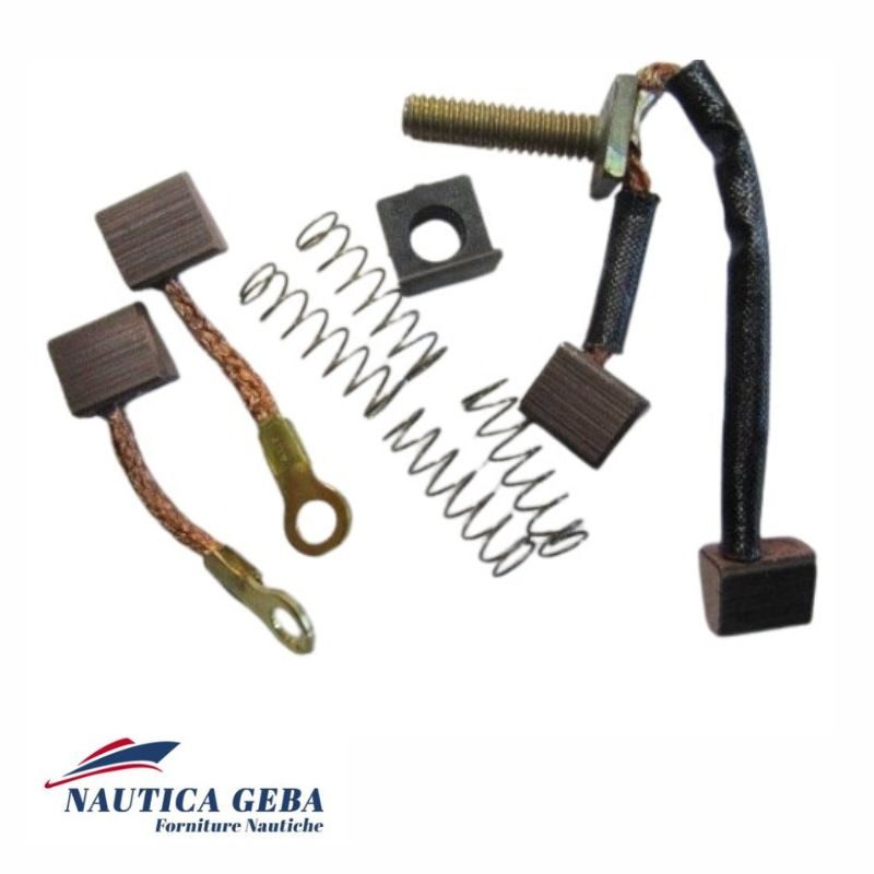 Spazzole motorino avviamento per la maggior parte dei motorini Johnson Evinrude. Kit spazzole motorino avviamento Evinrude ricambio originale codice 0385952
