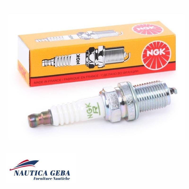 Candela originale NGK - BR7HS-10 ideali per motori marini Mariner, Yamaha, Suzuki, Mercury, Tohatsu, Selva. Candele accensione BR7HS-10 - per motori nautici fuoribordo