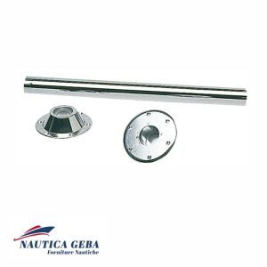 Gambo tavolo fisso 700 mm acciaio cromato