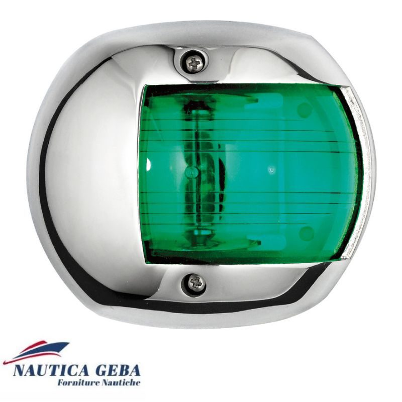 Certificate COLREG72, per imbarcazioni fino a 20 m. Fanali di imbarcazione Led 12V fino a 20 metri 70 x 90 mm inox 112 gradi verde disponibili nel nostro negozio online di accessori nautici.