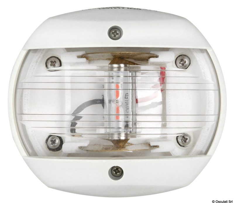 Luci di via Classic 20 LED certificate COLREG72, per imbarcazioni fino a 20 m. Luci di via a led per barca Classic 20 per imbarcazioni fino a 20 m prua 225 gradi bianco