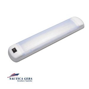 Plafoniera LED con interruttore 12/24VDC 12W