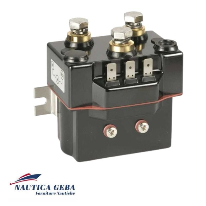 Teleruttore 12V ideale per azionare i motori elettrici di verricelli. Relè salpa ancora 12V 4 uscite