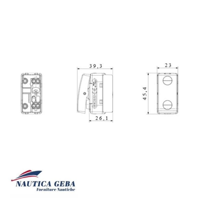 Questo interruttore è ideale per le tue esigenze di controllo elettrico, supportando una tensione di 250V AC e una corrente di 16AX, rendendolo adatto per una varietà di applicazioni. Schema. Interruttore Unipolare 250V AC - 16AX - 1 Modulo System White - schema