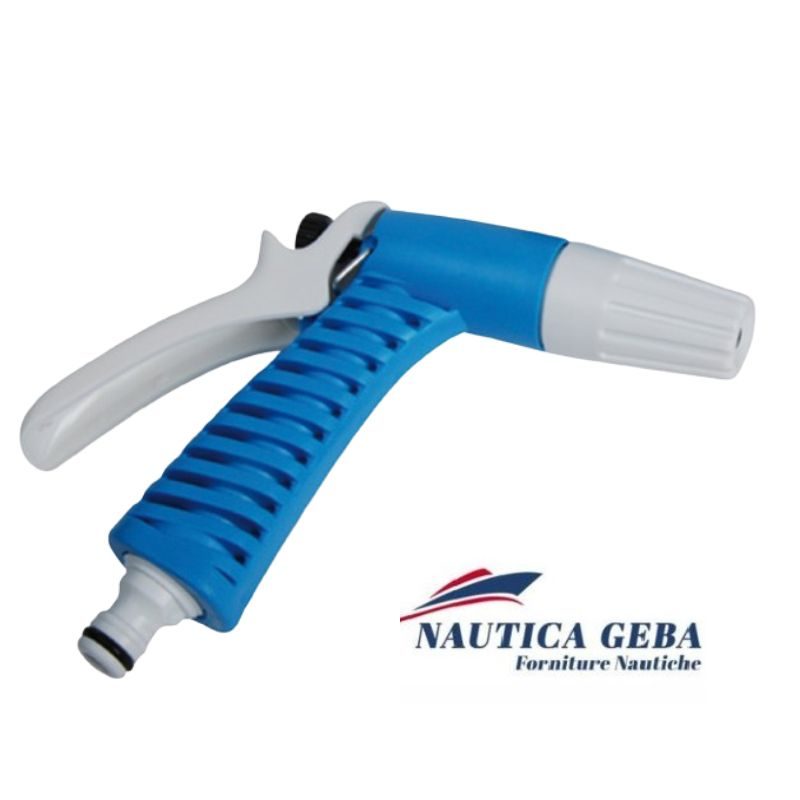 Pistola per acqua in ABS; strumento perfetto per il lavaggio di barche, yacht e veicoli outdoor, compatibile con per pompa Washdown 12 V Pistola per Acqua in ABS – Lancia a Pistola Lava Barca a Getto Regolabile