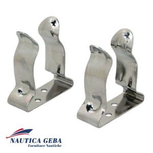 Clip Inox Ganci Porta Ferma Remi per Barca