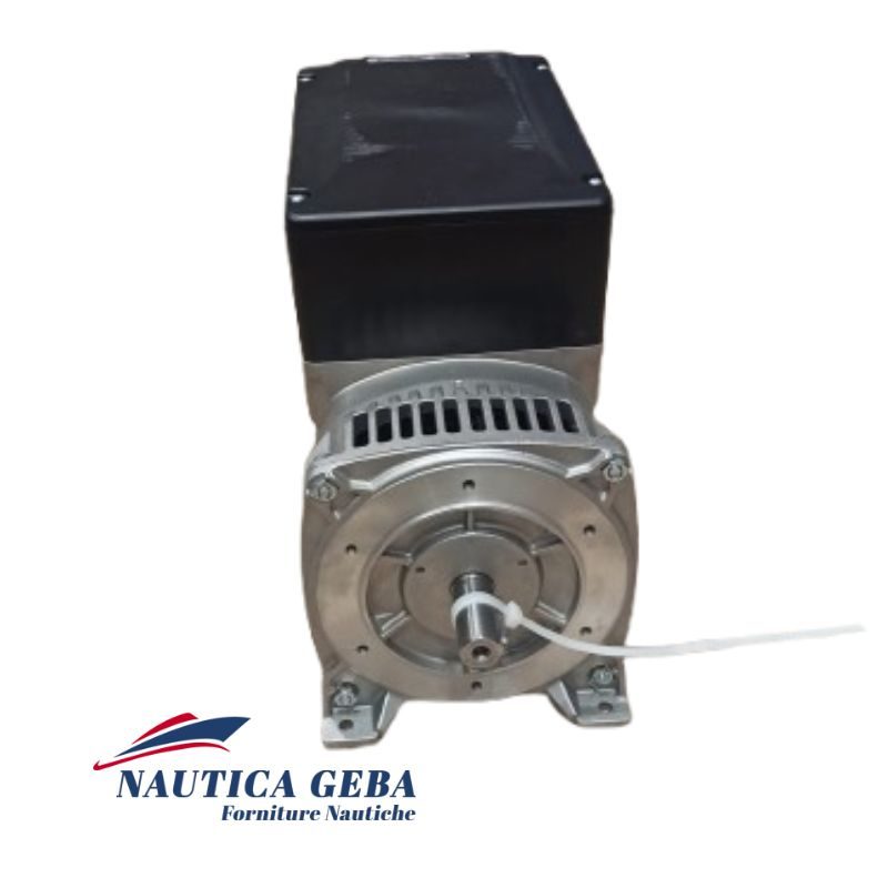Alternatore 2 poli dotato di una cuffia CEE32AM, presa Schuko e 2 breaker di protezione, assicura semplice collegamento e massima sicurezza durante il funzionamento. Alternatori 220 volt LINZ 3000 GIRI