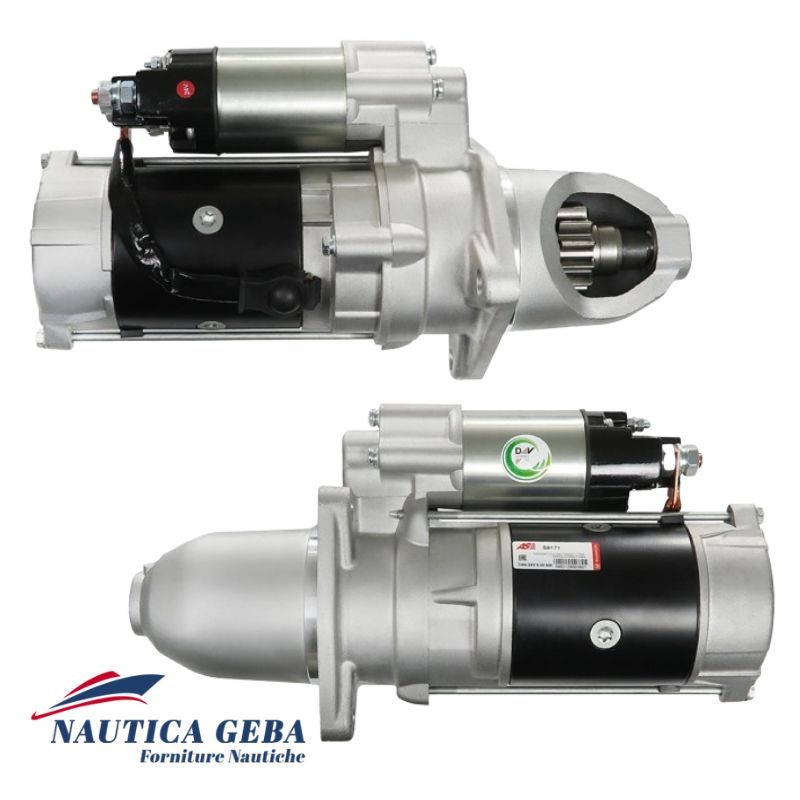Motorino Avviamento Doonsan 24V 6KW profilo laterale