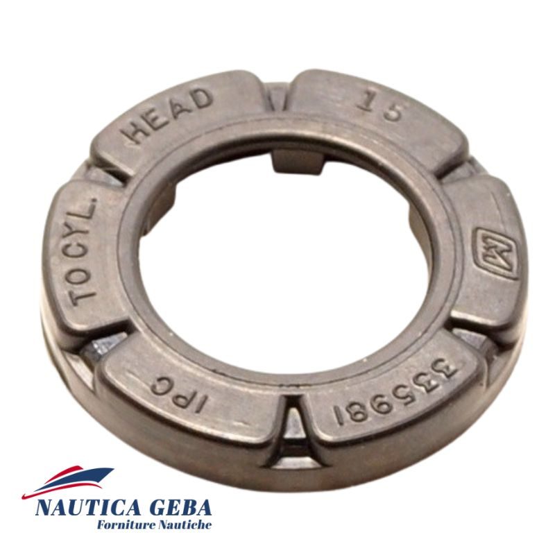 una guarnizione specifica progettata per garantire la tenuta del coperchio termostato nei motori fuoribordo Evinrude/Johnson Paraolio – Thermostat Seal per Evinrude/Johnson Ricambio Originale 0335981